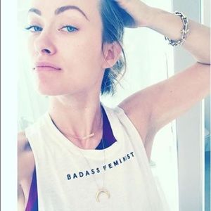 My Sister “Badass Feminist” crop tee